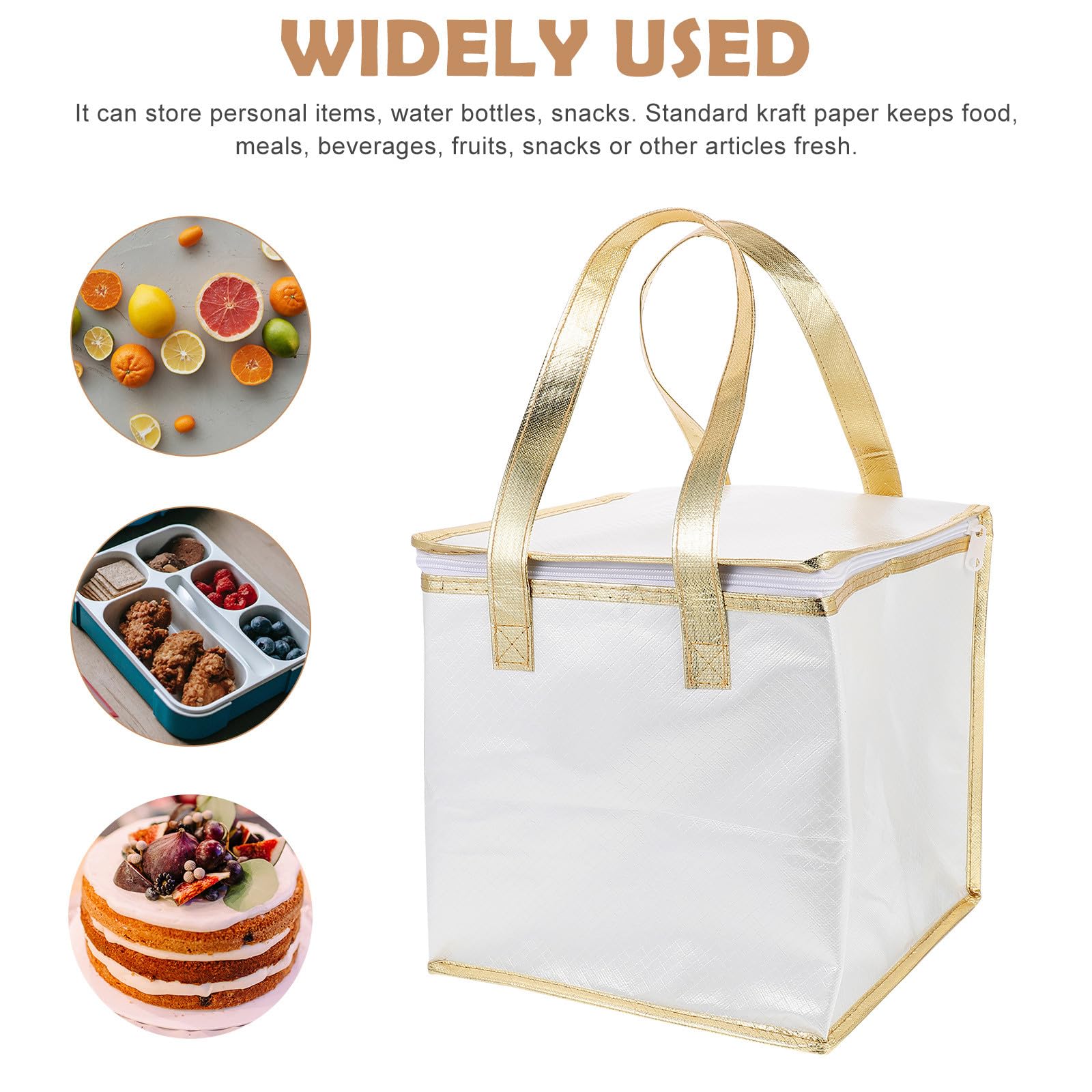 SHINEOFI Isolierte Kühltasche für Torten 35X35X23cm mit Wärmeschutzbeutel für Picknick und Zuhause Kuchen Transporttasche