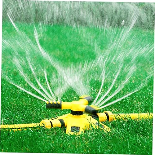 Miniatura 4 de NOLITOY 3 juegos de rociadores de césped, suministros de jardín, rociador de agua de jardín, rociador de agua giratorio de 360 grados, rociador de