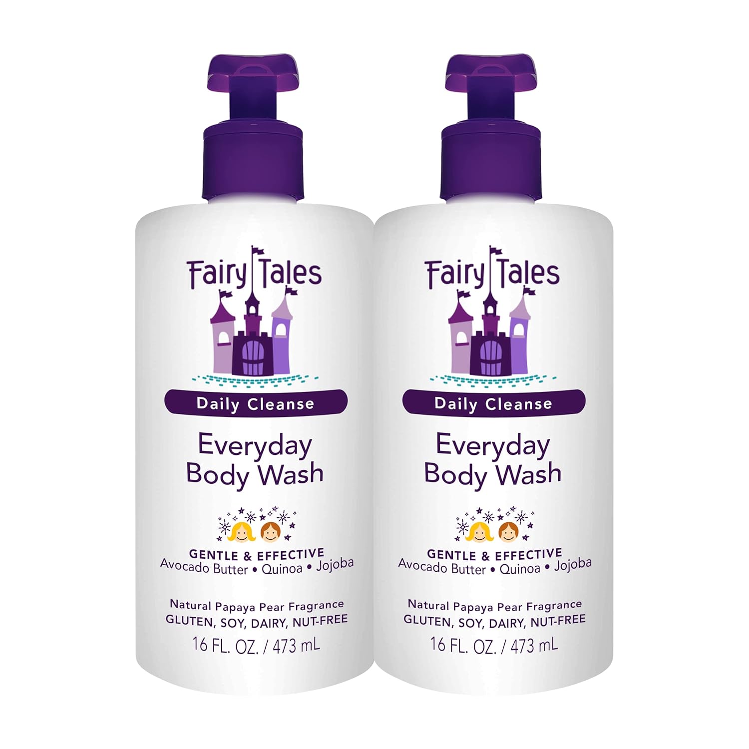 Fairy Tales Daily Cleanse Kids Body Wash, Everyday Body