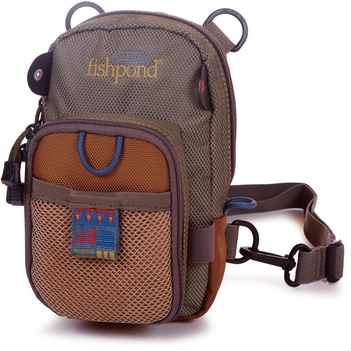 San Juan Vertical Chest Pack, Sand/Saddle Brown