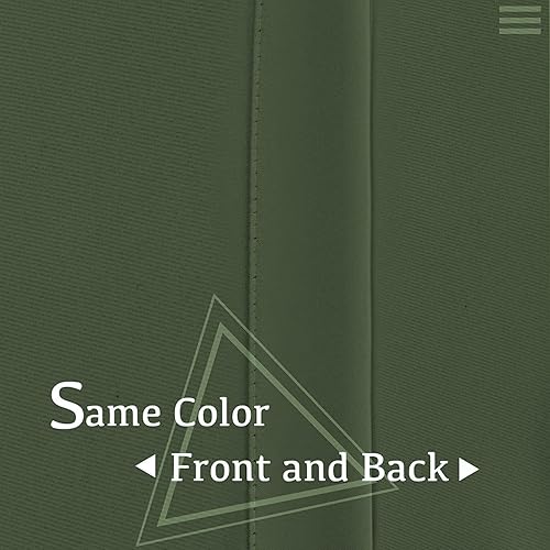 Miniatura 4 de Turquoize Cortinas opacas para dormitorio de 54 pulgadas de largo, 2 paneles de cortinas con ojales para sala de estar, paneles de tratamiento de