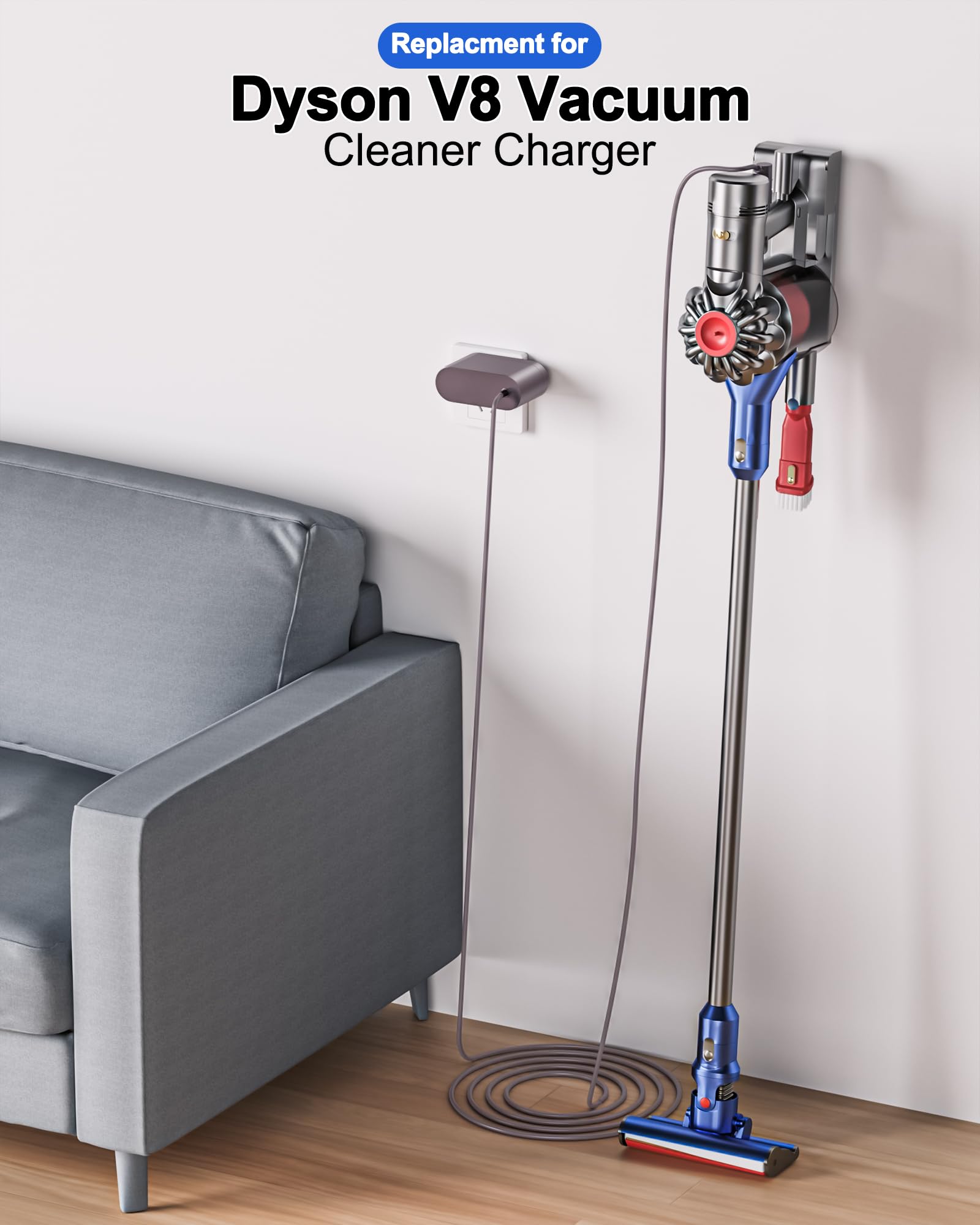 Amazon.com: Replacement Charger for Dyson V8 V7 V6 SV04 SV03 DC59