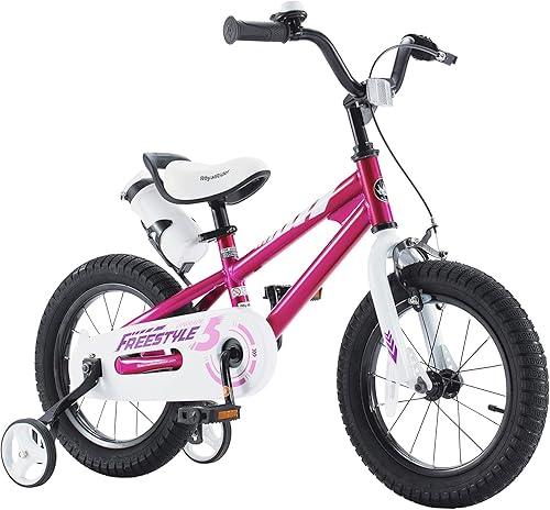 RoyalBaby Kids Bike Freestyle Classic & EZ Balance Pedal Switchable Bicycle, 12 14 16 18 Inch, 3-10 Years Toddler to Big Kids