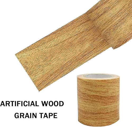 Miniatura 3 de Puissance Cinta de reparación de grano de madera, cinta de grano de madera, parche adhesivo impermeable  Cinta de reparación de alto adhesivo para