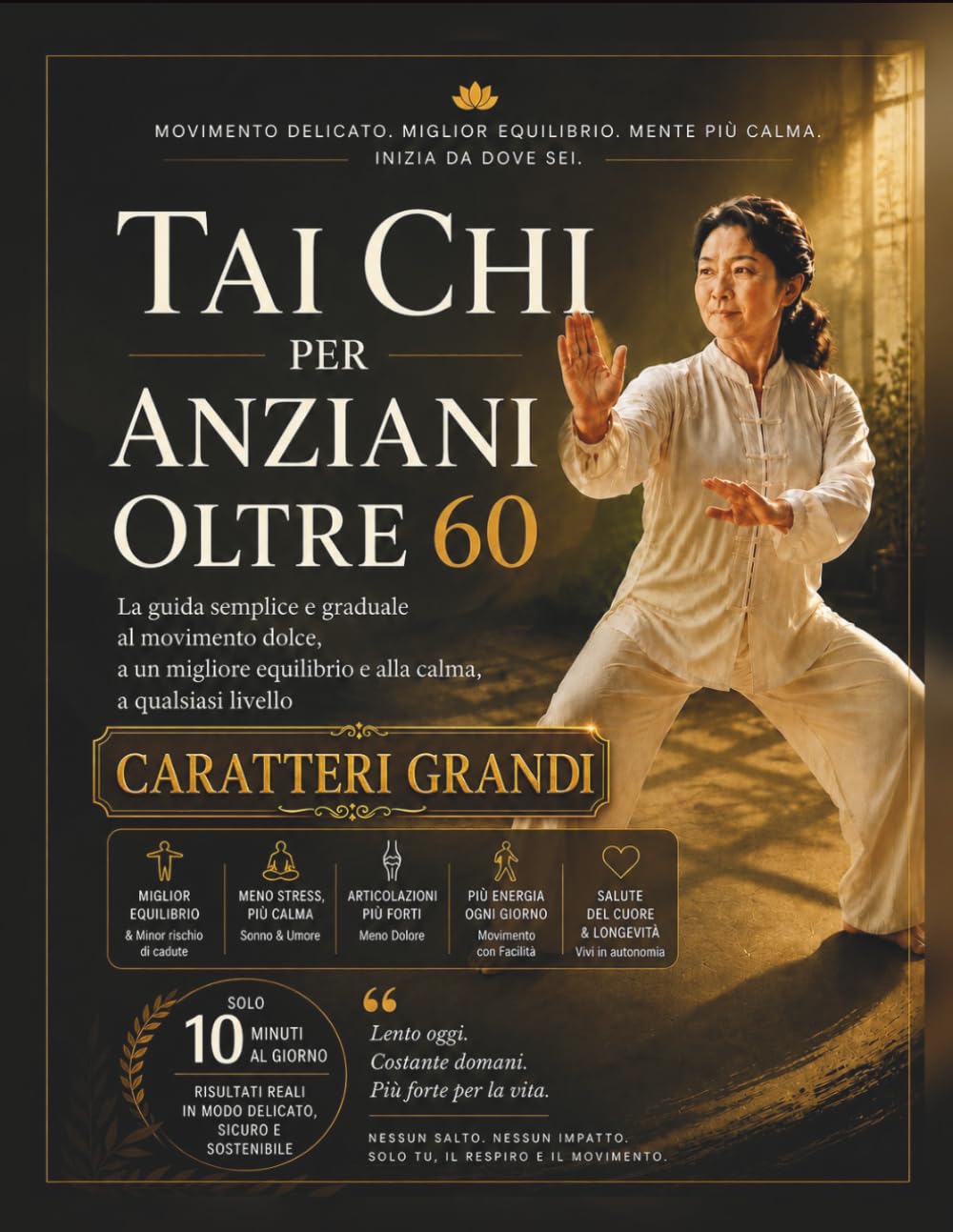 Tai Chi per Anziani Oltre 60: La guida semplice e graduale al movimento dolce, a un migliore equilibrio e alla calma, a qualsiasi livello