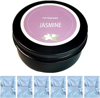 6 Packs Jasmine Smell Car Air Fresheners Refills Solid Fragrance Replacement Tablets, Long Lasting Car Air Fresheners