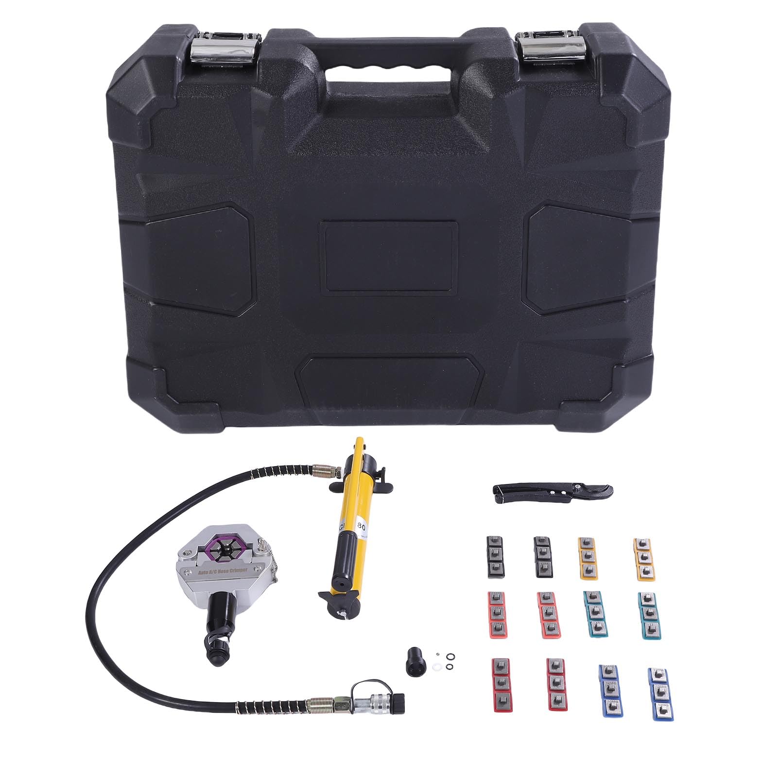Fyearfly Herramienta de calibre de grosor de pastillas de disco de freno de 0 a 45 mm, calibrador de aleación de aluminio para motocicleta, coche y vehículo comercial