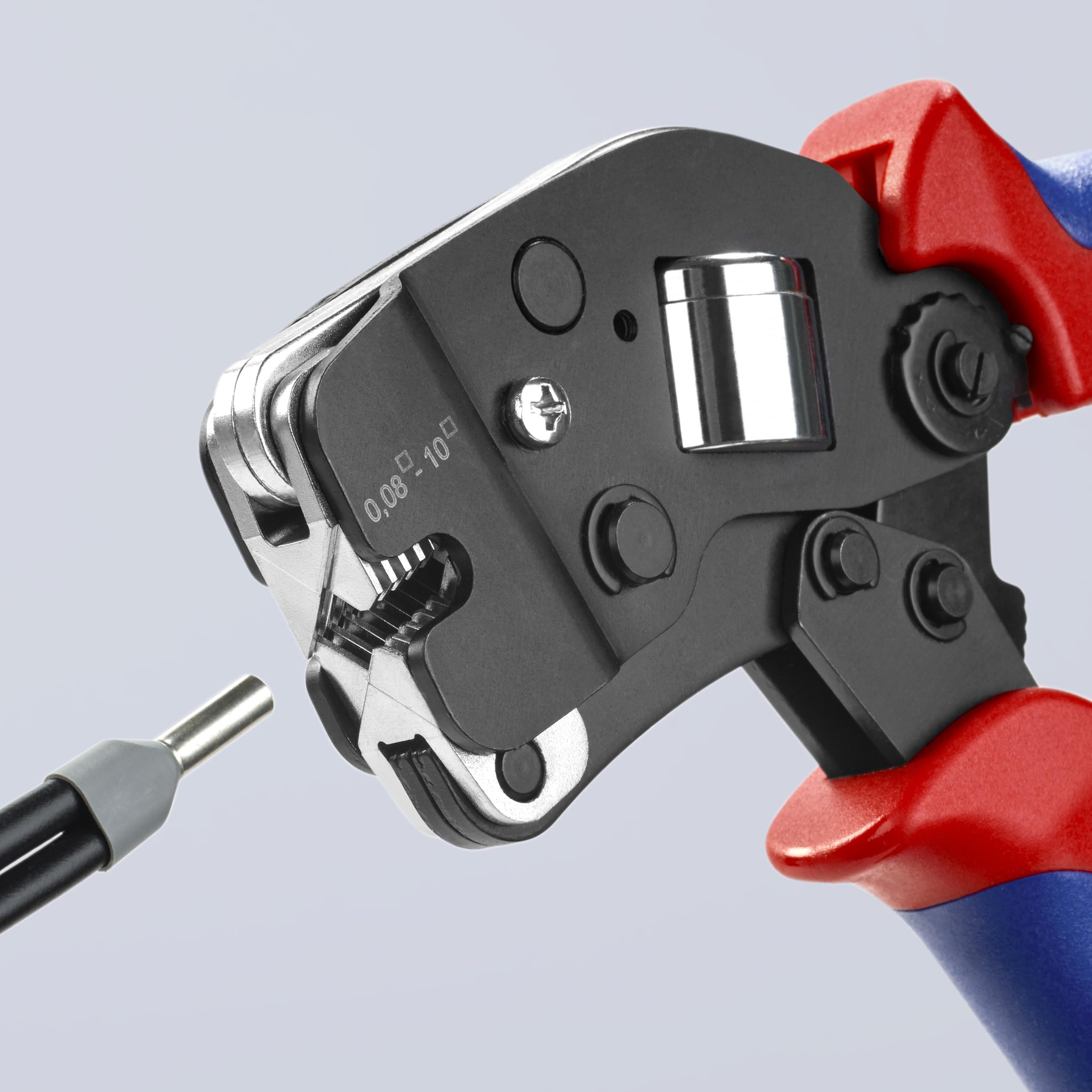 KNIPEX Alicates de crimpado autoajustables para virolas de alambre