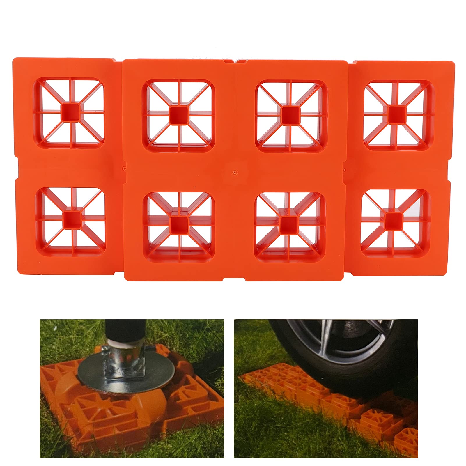 レベリングブロックキット、5個のRVリフトブロックトレーラー用キャンピン Amazon | レベリングブロックキット、RVリフトブロック使いやすい滑り