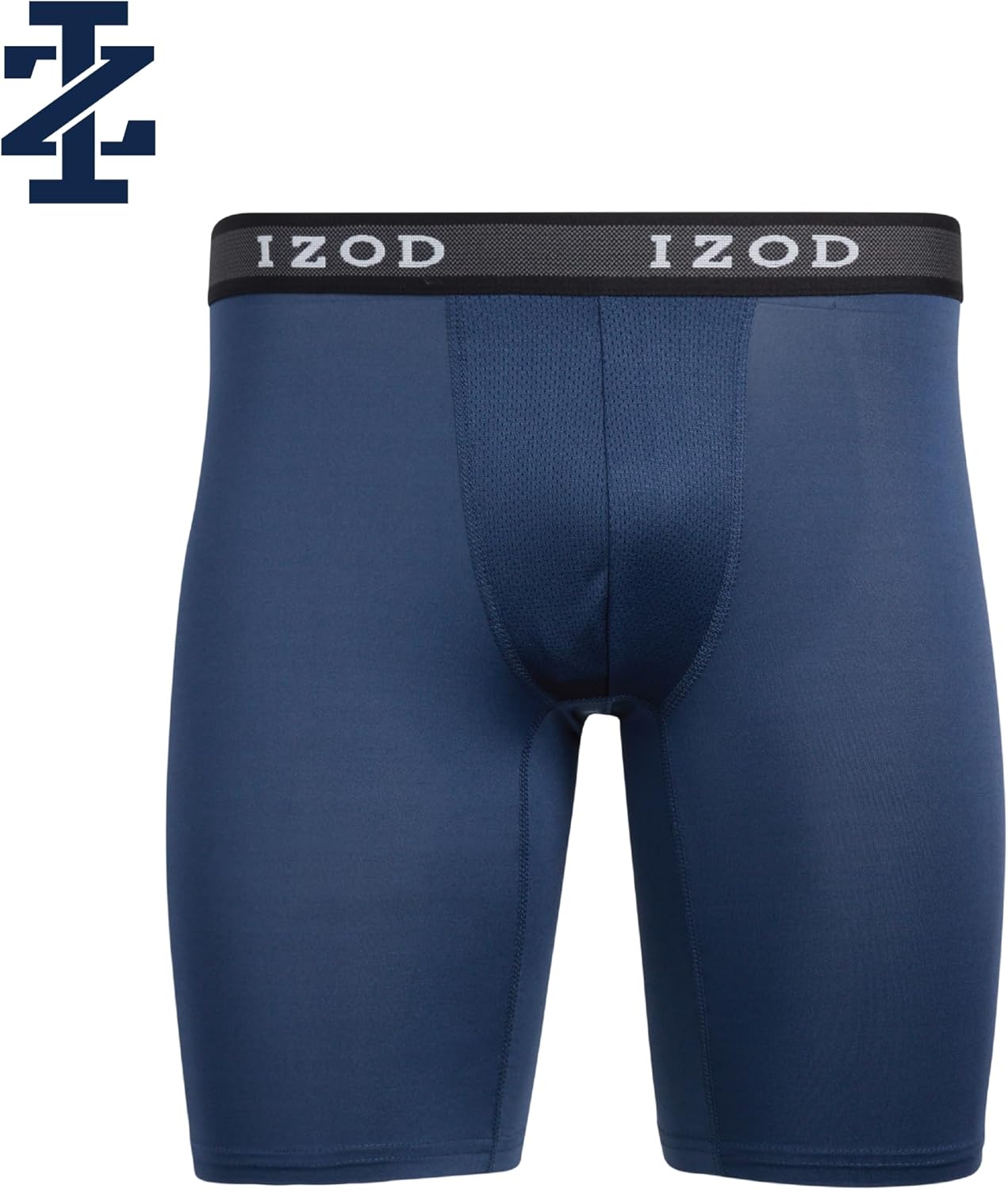 IZOD Mens Boxer Briefs - 5 Pack Performance Stretch Long Leg Mens Underwear Boxers with Contour Pouch, 9" Inseam - Image 4