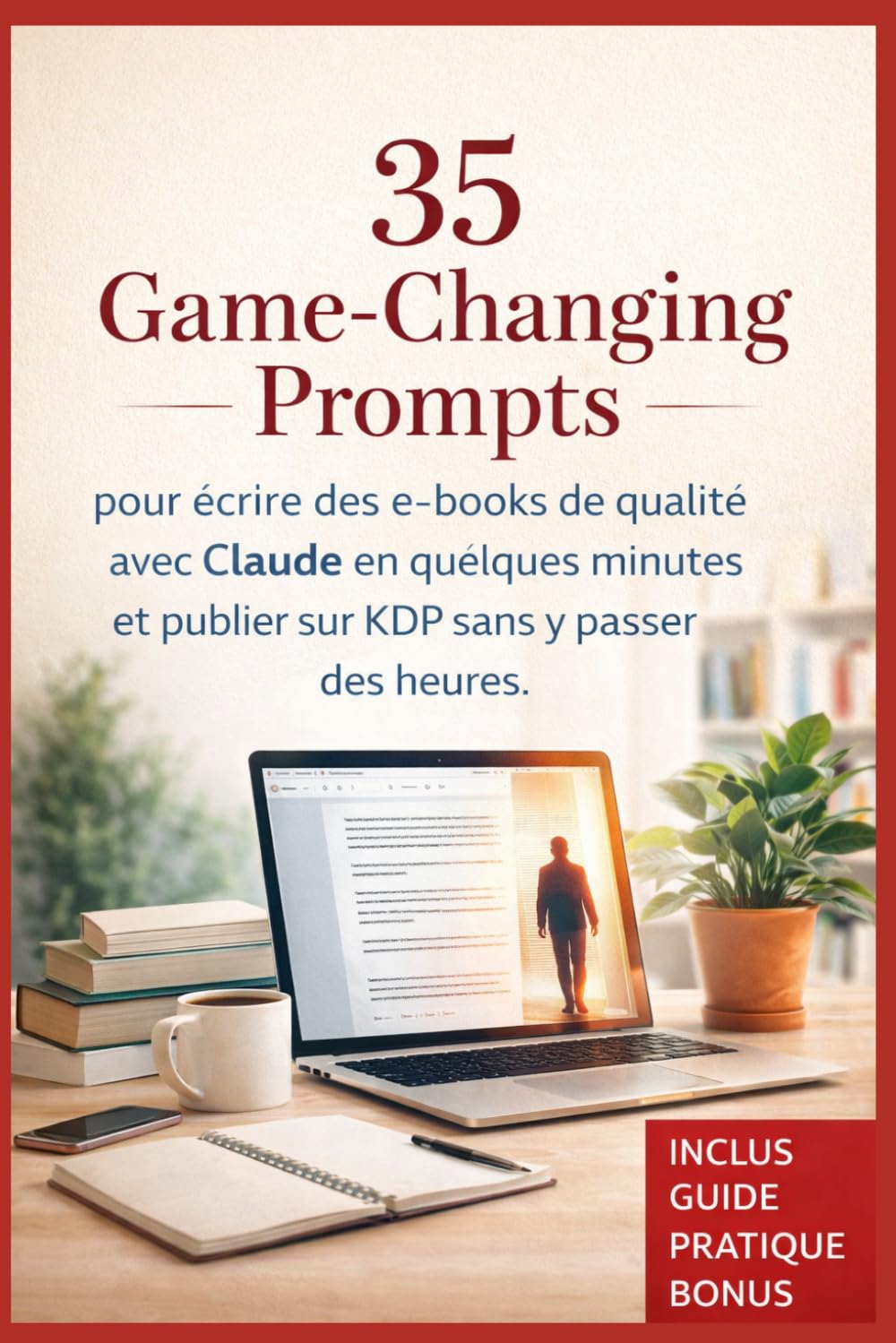 35 Game-Changing Prompts pour écrire des e-books de qualité avec Claude en quelques minutes et publier sur KDP sans y passer des heures.