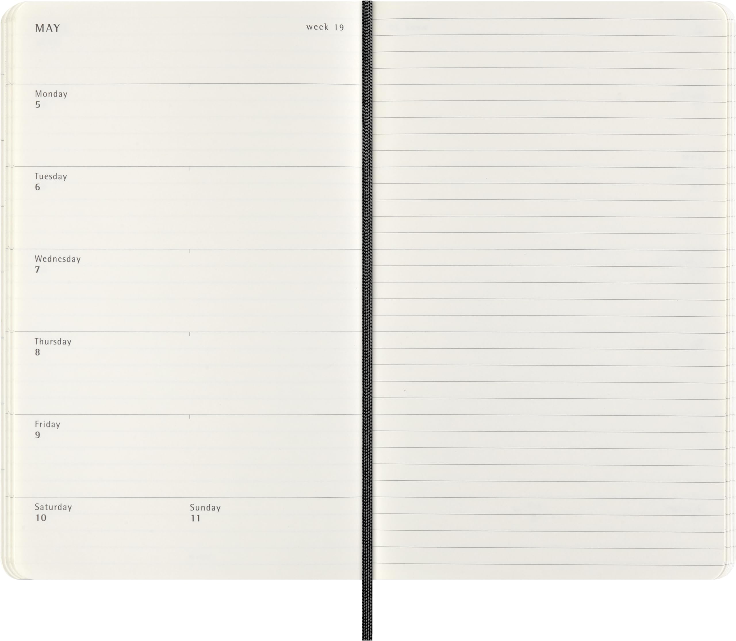 Moleskine Weekly Planner Precious and Ethical, Weekly Agenda with Space for Notes 12 Months 2025 - Image 3