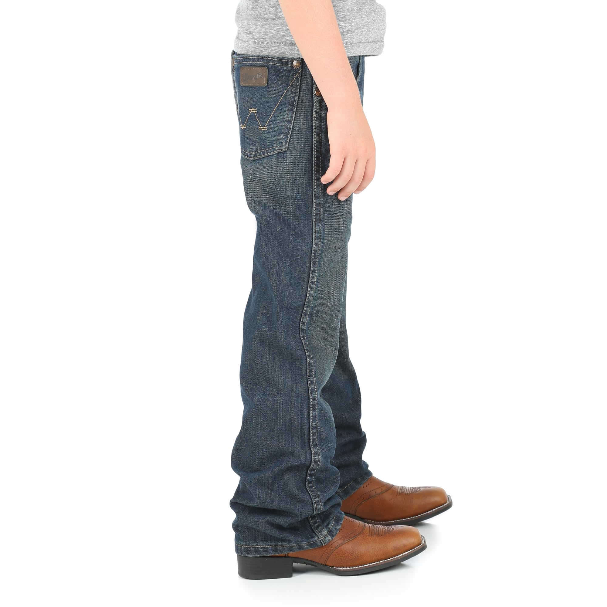 Wrangler Brt20ns - Retro Relaxed Fit Boot Cut Jeans Chłopcy