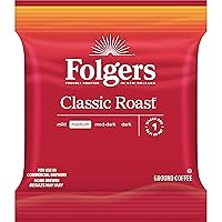 Vista 1 de Folgers Classic Roast Medium Roast Ground Coffee, 42-1.5 Ounce Fraction Packets, Frac Packs