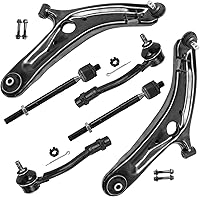 Vista 315 de Detroit Axle - Kit de suspensión delantera RWD para Chrysler 300 Dodge Challenger Charger Magnum, brazos de control superior con barras