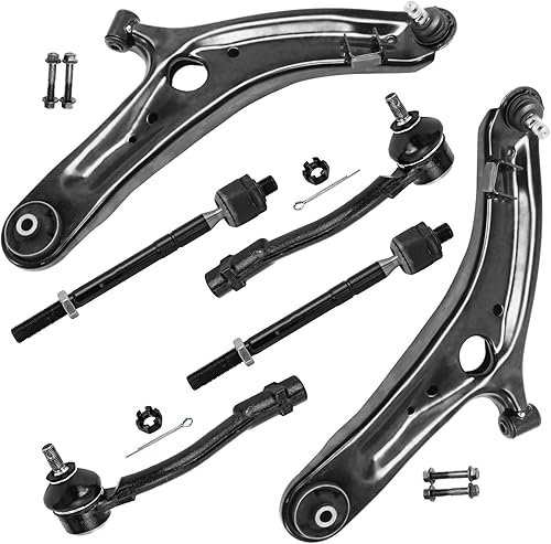 Miniatura 319 de Detroit Axle - Kit de brazos de control AWD para cargador Chrysler 300 Dodge Challenger Magnum, 2 brazos de control superiores delanteros con rótula