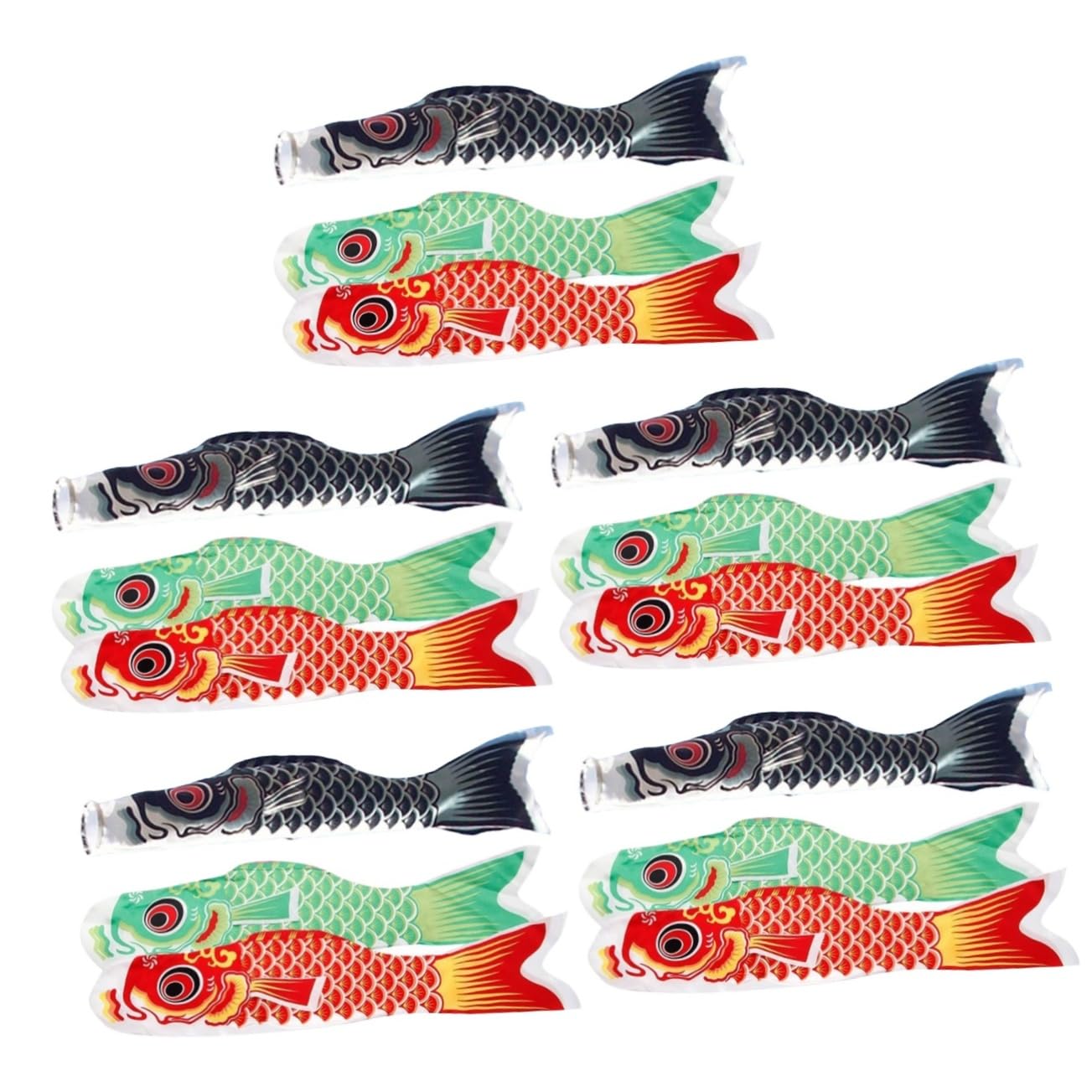 Koinobori carpes colorées SUPVOX pour égayer un jardin terne et réussir votre décoration