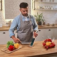 Vista 6 de Hutsuls Double Sided Leather Strop Paddle Kit - Get Razor-Sharp Edges, Ergonomic Handle, Quality Honing Leather, and Step-by-Step Guide