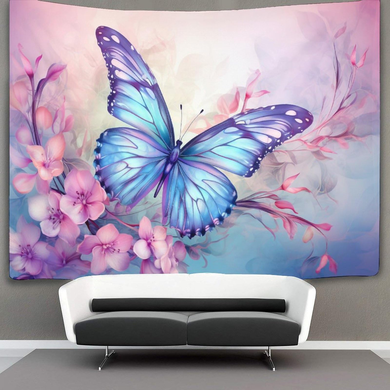 kaiyun Butterfly Tapestry Tapestries 3D Wall Hanging Home Decorations for Room 180cmx230cm