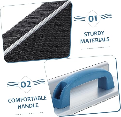 Miniatura 8 de Uonlytech Juego de 2 piezas de soportes para el cuerpo, lijadora de mano, soporte para papel de lija para pulir la pared, kit de lija, soporte de