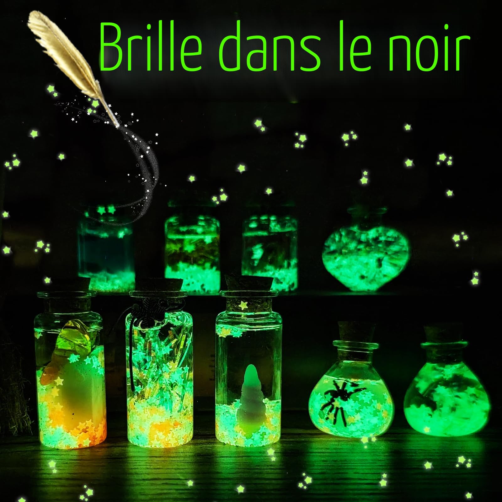 DECOHOME Set de Potion Mystère Vintage pour Enfants, mélange 20 bouteilles de Potion Magique, Jouets Artisanaux pour Garçons et Filles, Cadeaux Créatifs