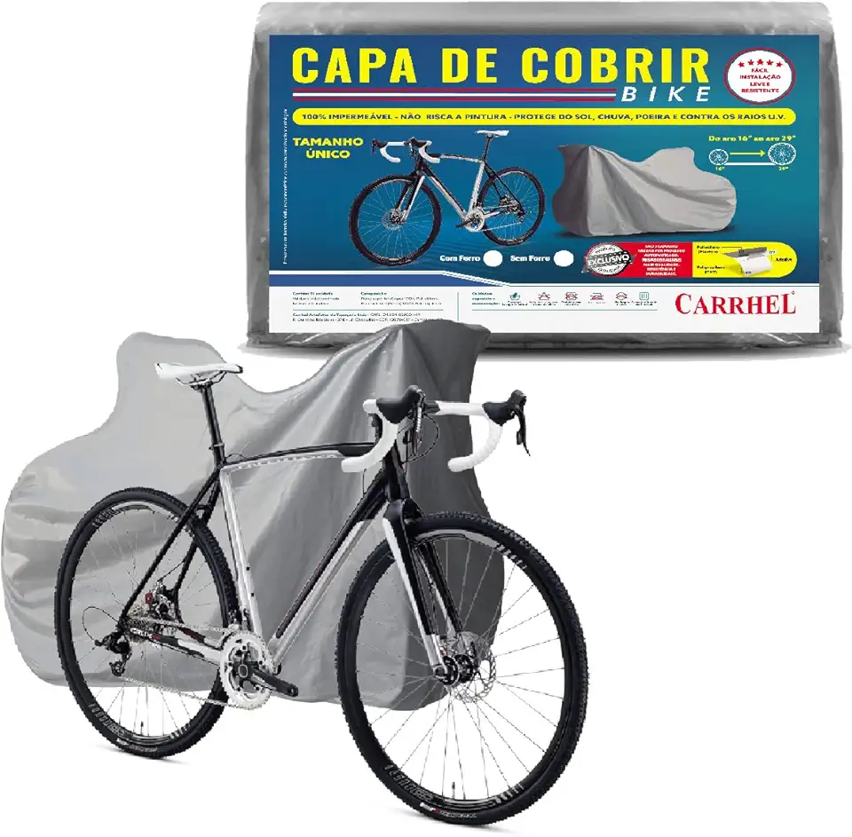 Capa para cobrir Bicicleta impermeavel - Tamanho universal