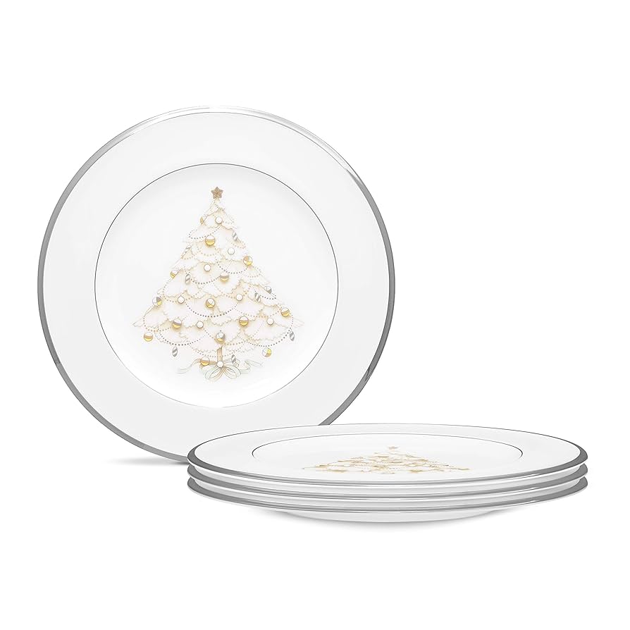ノリタケWHITE PALACEディナープレート5枚セット Noritake White Palace 5-Piece Place Setting