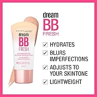 Vista 3 de Maybelline - Crema Dream BB Fresh, hidratante para la piel, 8 en 1, bálsamo de belleza, perfector de la piel, con amplio espectro SPF 30, cobertura
