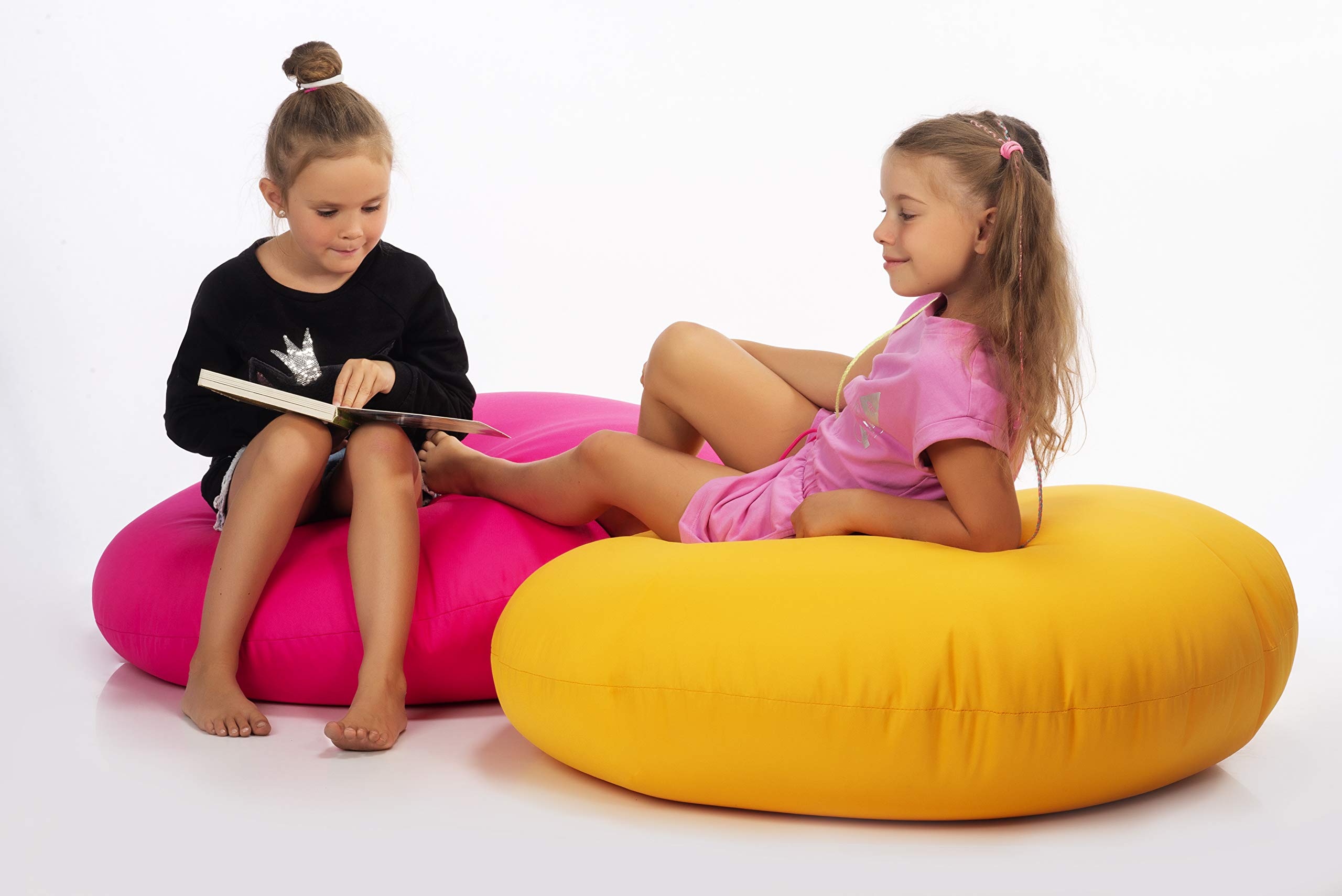 chilly pilley Pouf A Sacco Con Riempimento Di Perline In Eps Pouf Gigante A Sacco Per Interni Ed Esterni Multifunzionale Impermeabilie Per Bambini E Adulti Molti Colori (Grigio,