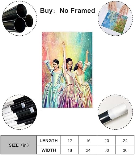 Vista 22 de Shruan Anastasia - Póster en lienzo musical de Viajes al pasado con encantadoras obras de arte, arte de pared, pinturas impresas para sala de estar