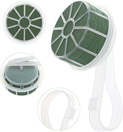 Miniatura 4 de Yardwe 2 soportes de espuma para ramo de boda para flores frescas, soporte para ramo de novia con agarre cómodo para bodas y arreglos florales