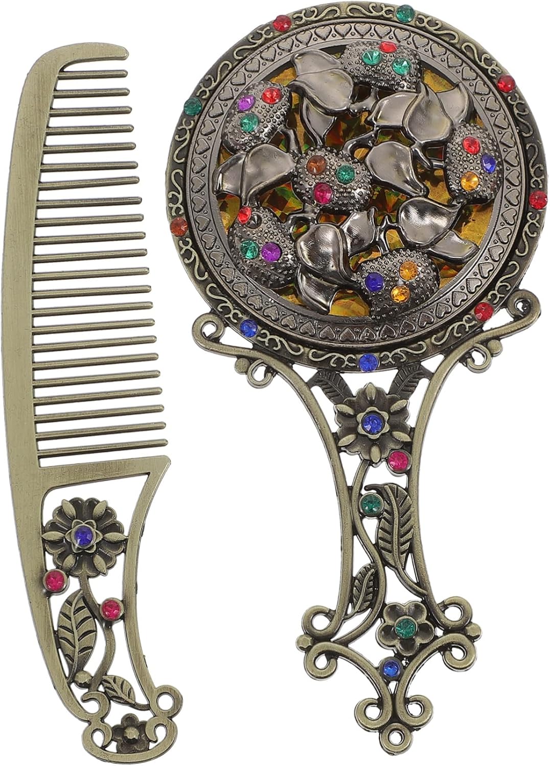 Silver 950 手鏡 アンティーク 骨董 銀製 箱付き レトロ 貴重 手鏡 レトロ