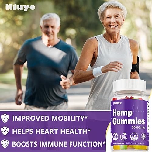 Miniatura 6 de Gomitas de cáñamo extra fuertes, 30 000 mg de alta potencia, infundidas con gomitas de aceite de cáñamo, sabores variados de frutas, probadas por