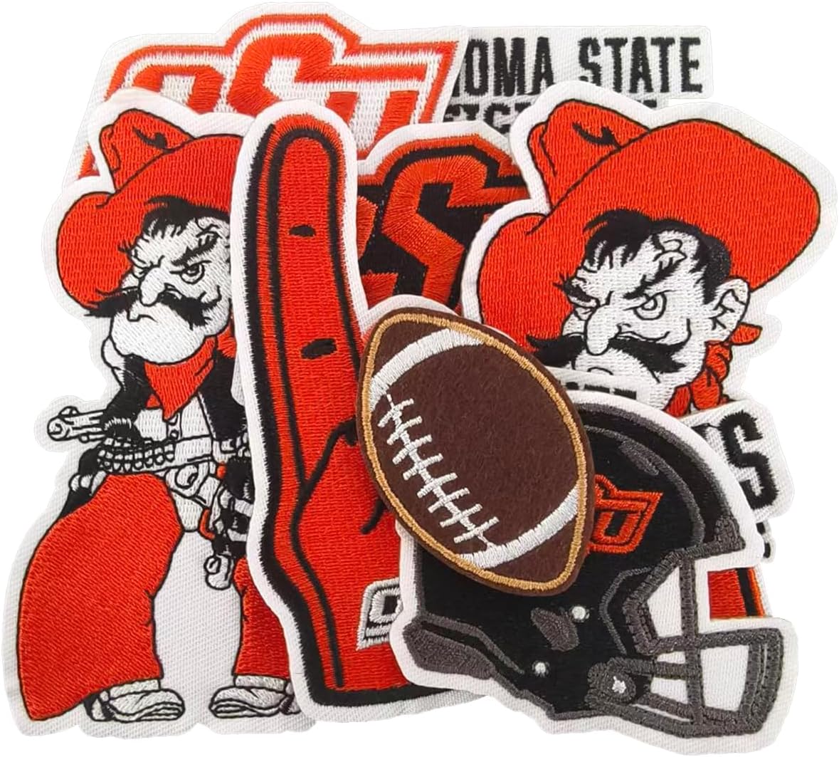 11 Pcs Stillwater Fans' Favorite Iron on Patches, Suitable for Jackets, Backpacks, and Denim Jackets, Perfect for Both Men and Women