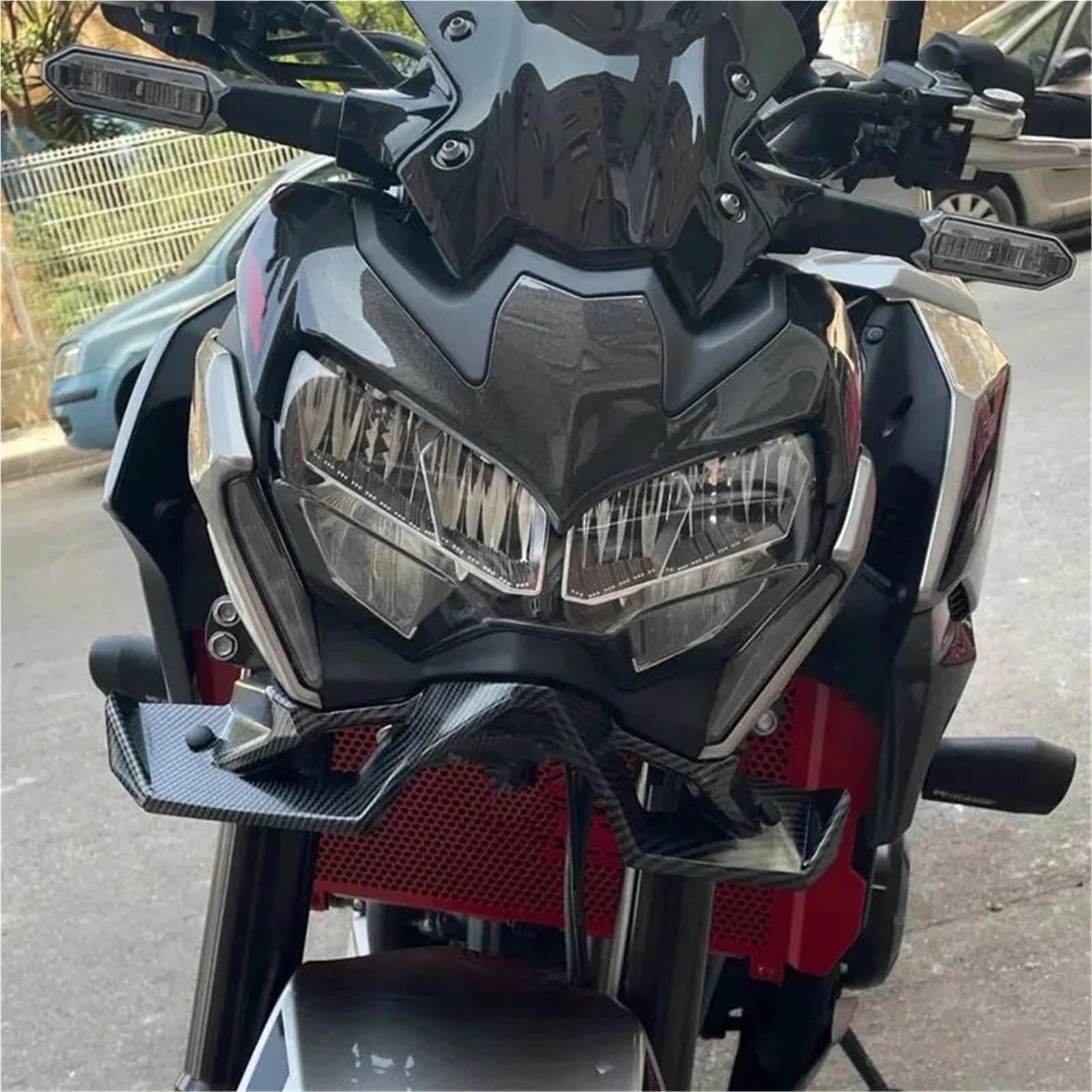 Spoiler dachowy Pasuje do Kawasaki Z900 2020 2021 2022 2023 2024 Z 900 Motocykl Przedni Spoiler Winglet Aerodynamiczny Zestaw Skrzydła Spojler tylnego zderzaka