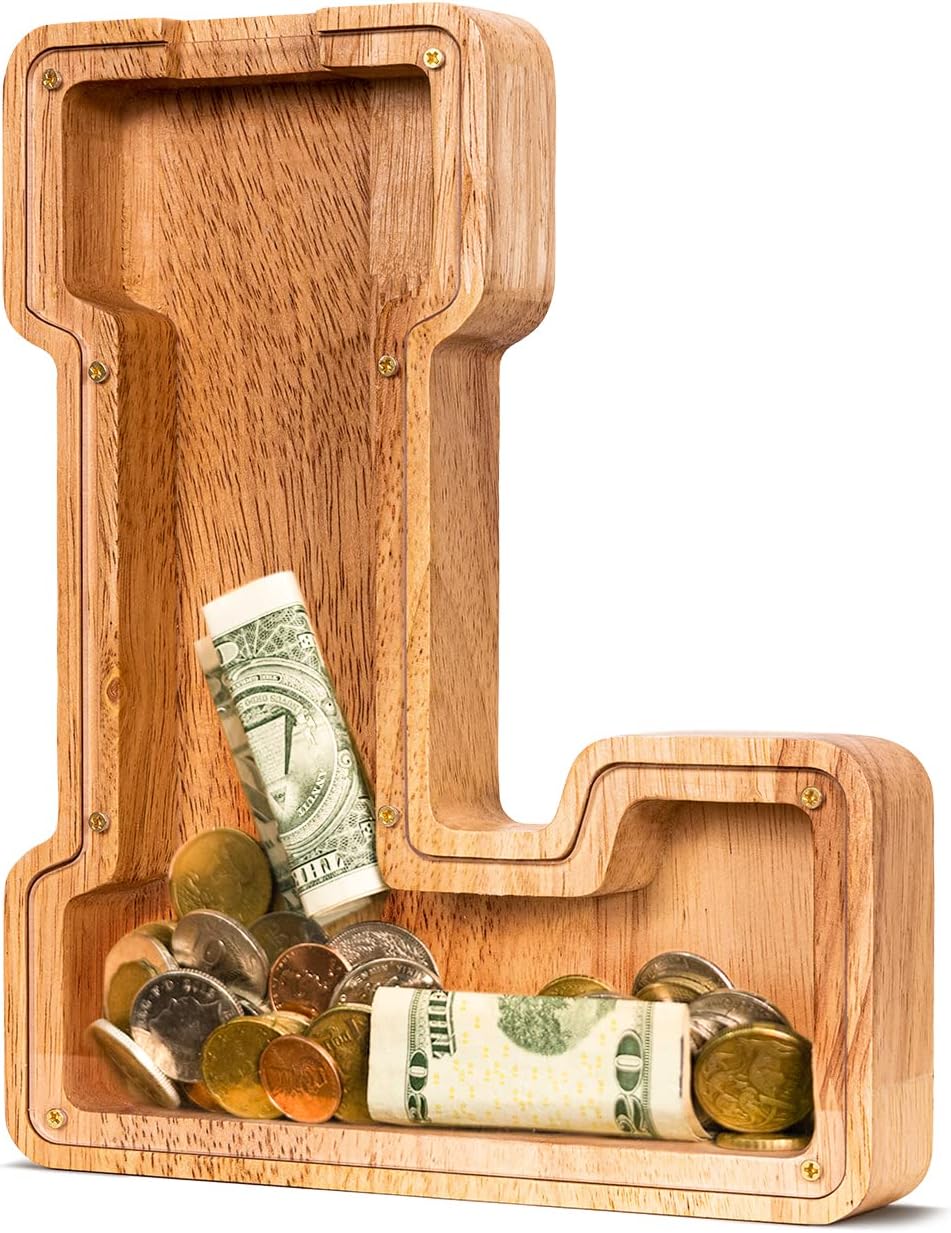 SummiDate Wooden Letter Piggy Bank Coin Bank for Jamaica Ubuy