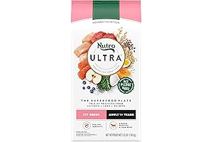 NUTRO ULTRA TOY BREED DRY DOG FOOD: Trio of Proteins from Chicken, Lamb and Salmon