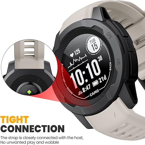 Miniatura 2 de NotoCity band for Garmin Instinct Garmin Instinct 2 wristband 22mm Soft Silicone Replacement Watch Strap Compatible with Instinct 2 SolarTactical