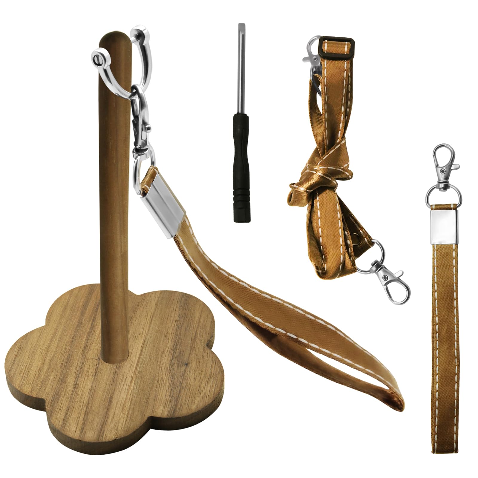 Porte-fil en plastique, outils de tricot rotatifs, accessoires de Crochet, bobine de fil à coudre avec dragonne, enrouleur de boules de laine