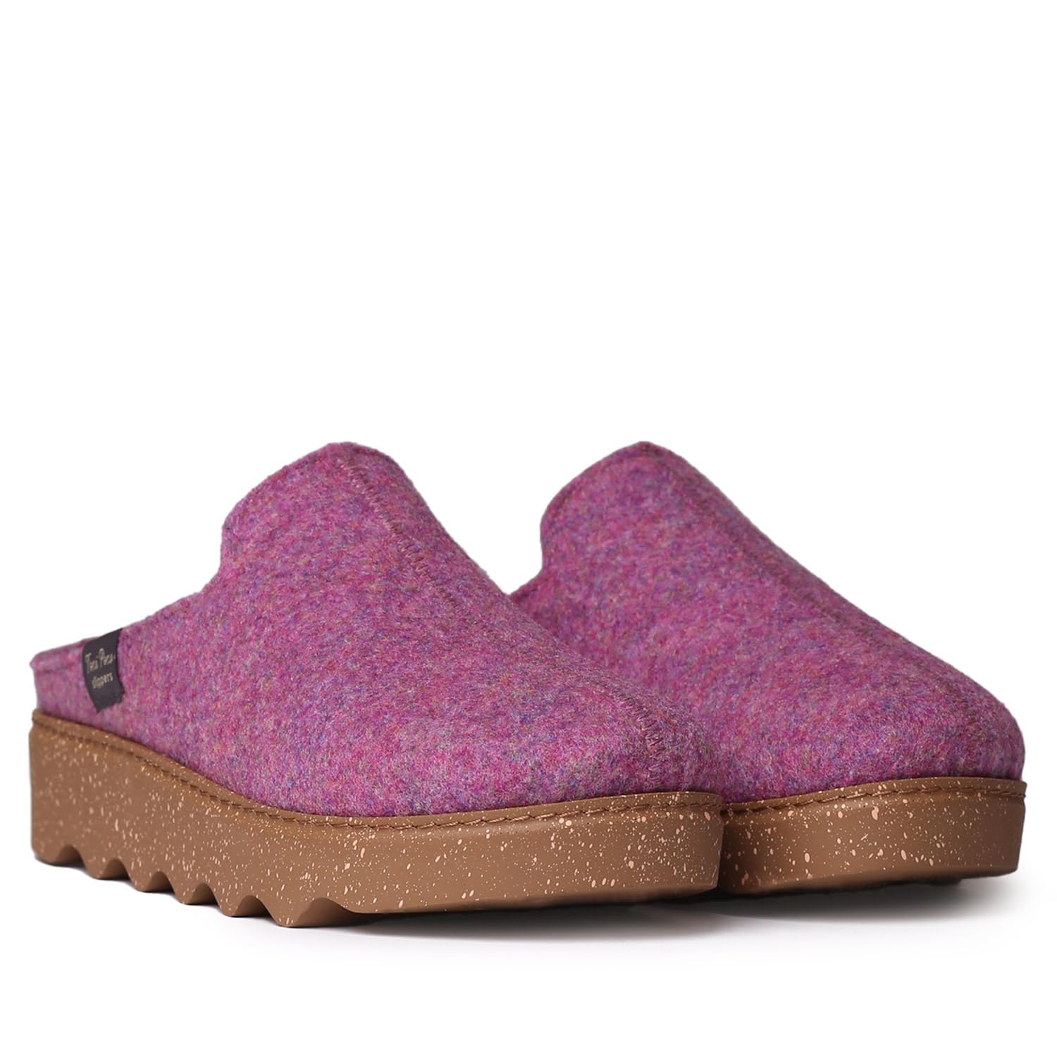 JOKO-FR - Zapatilla de casa para mujer tipo zuelo, en fieltro reciclado.