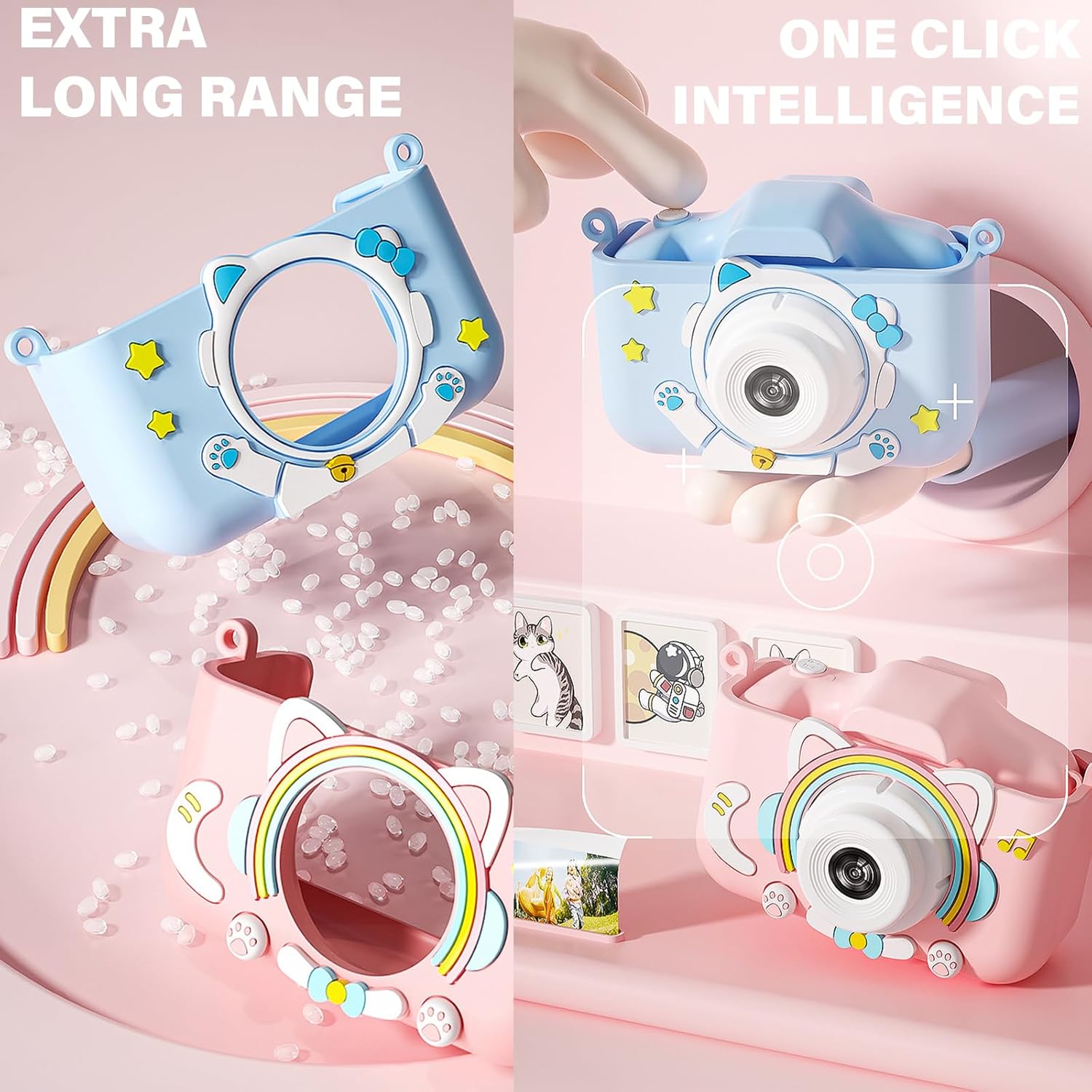 Camera for Toddler Vlog Toy Camera Birthday Holiday Travel 3-14 Years Old Children Toy