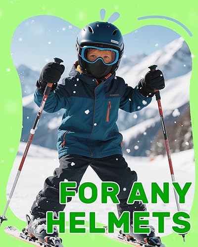 Miniatura 4 de Pasamontañas de invierno para niños, máscara de esquí de forro polar, calentador de cara completa, cubierta para la cabeza para niños y niñas, esquí