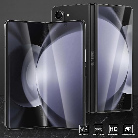 NEWZEROL 3 Sets Screen Protector for Samsung Galaxy Z Fold 5 5G TPU Film