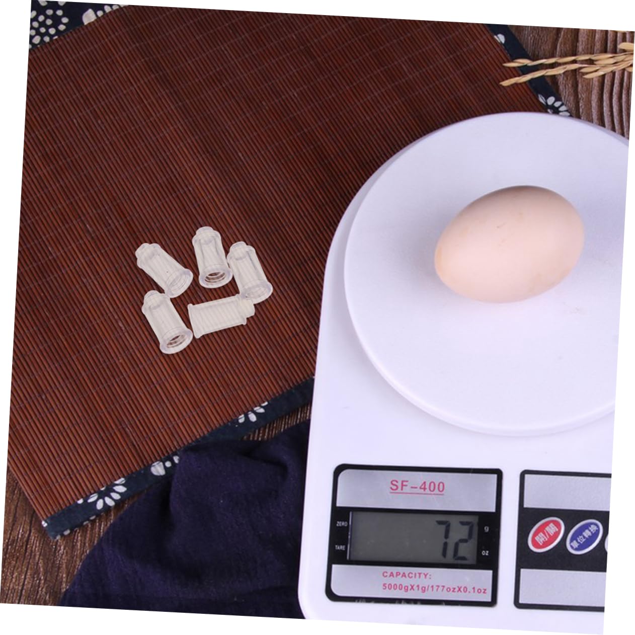Unomor 10pcs Scale Leg Leveler Weighing Pan Feet Replacement Digital Scale Feet Rubber Pan Leveler Accessory