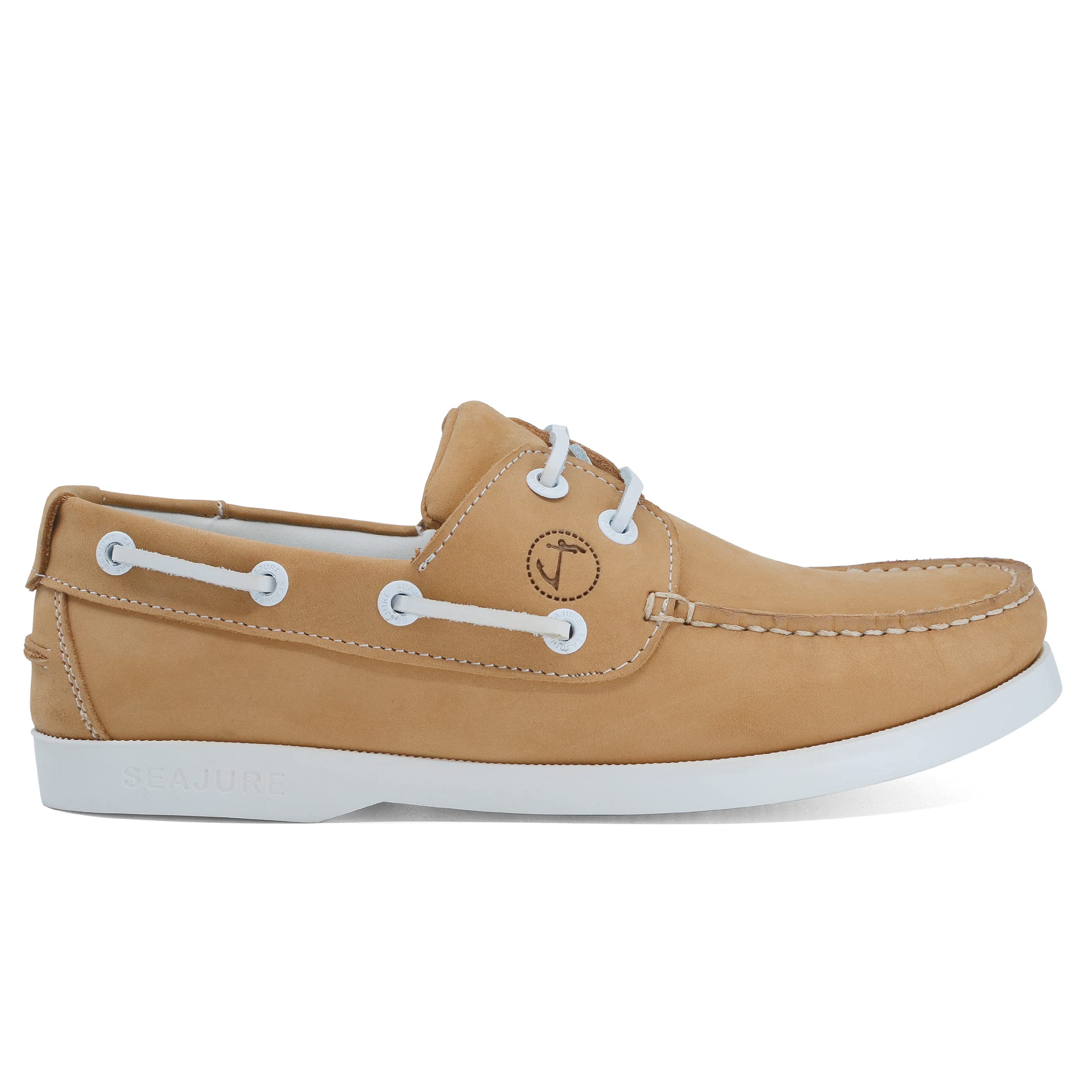 Seajure Scarpe da Barca da Donna Noordhoek in Pelle Nabuk Camel
