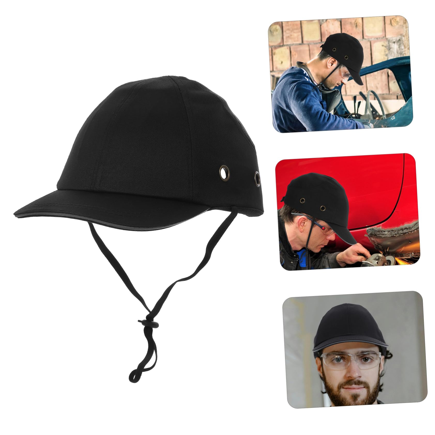 ERINGOGO Casco de Seguridad para Obra Gorra de Soldador Resistente Casco Protección Laboral Material Duradero Uso Diario Construcción
