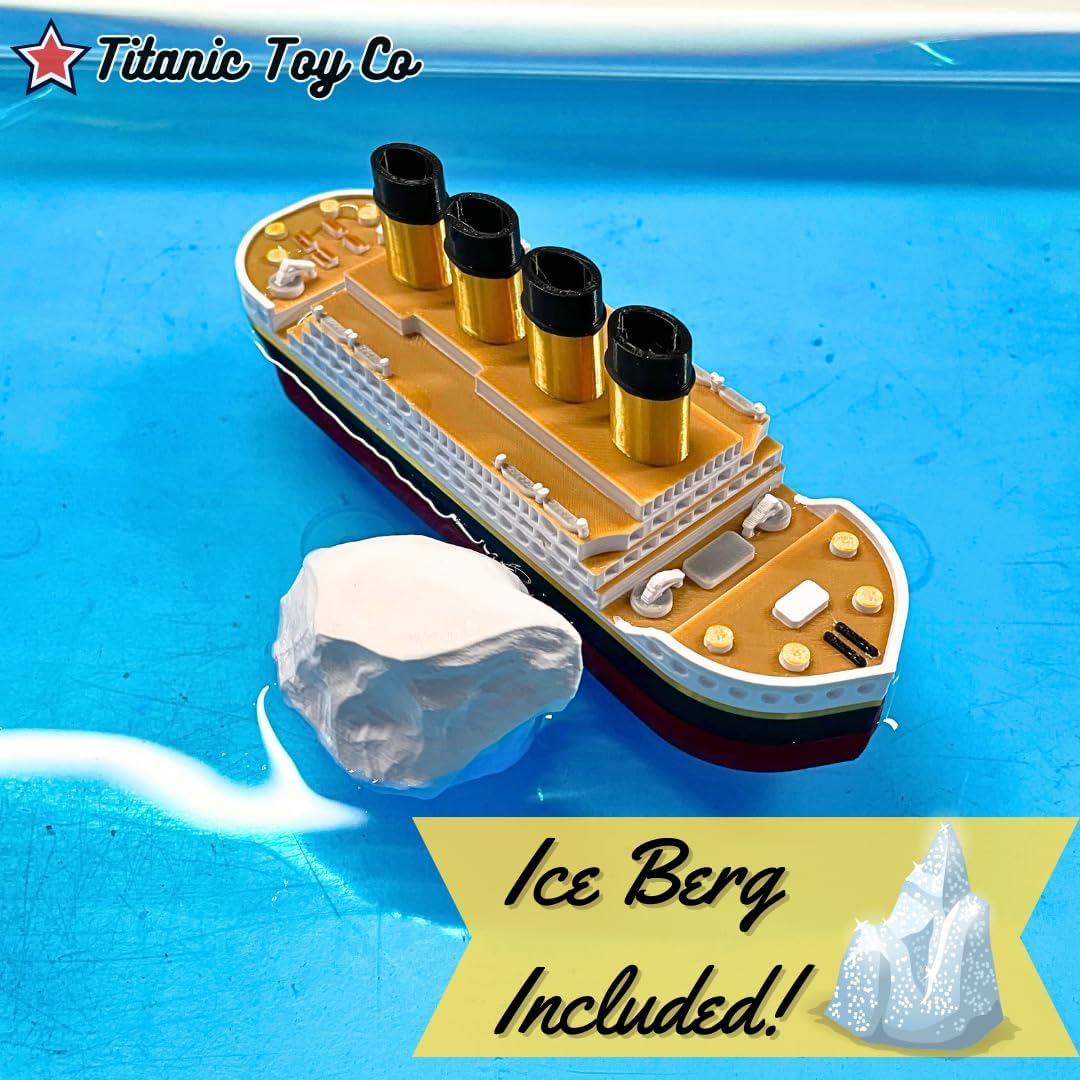 Titanic Bath Boat And Pool Toy By TitanicToyCo, RMS Titanic Toys For Kids, Toy Titanic or Kids, Titanic Ship, Titanic Cake Topper, Titanic Figurine, Titanic Boat