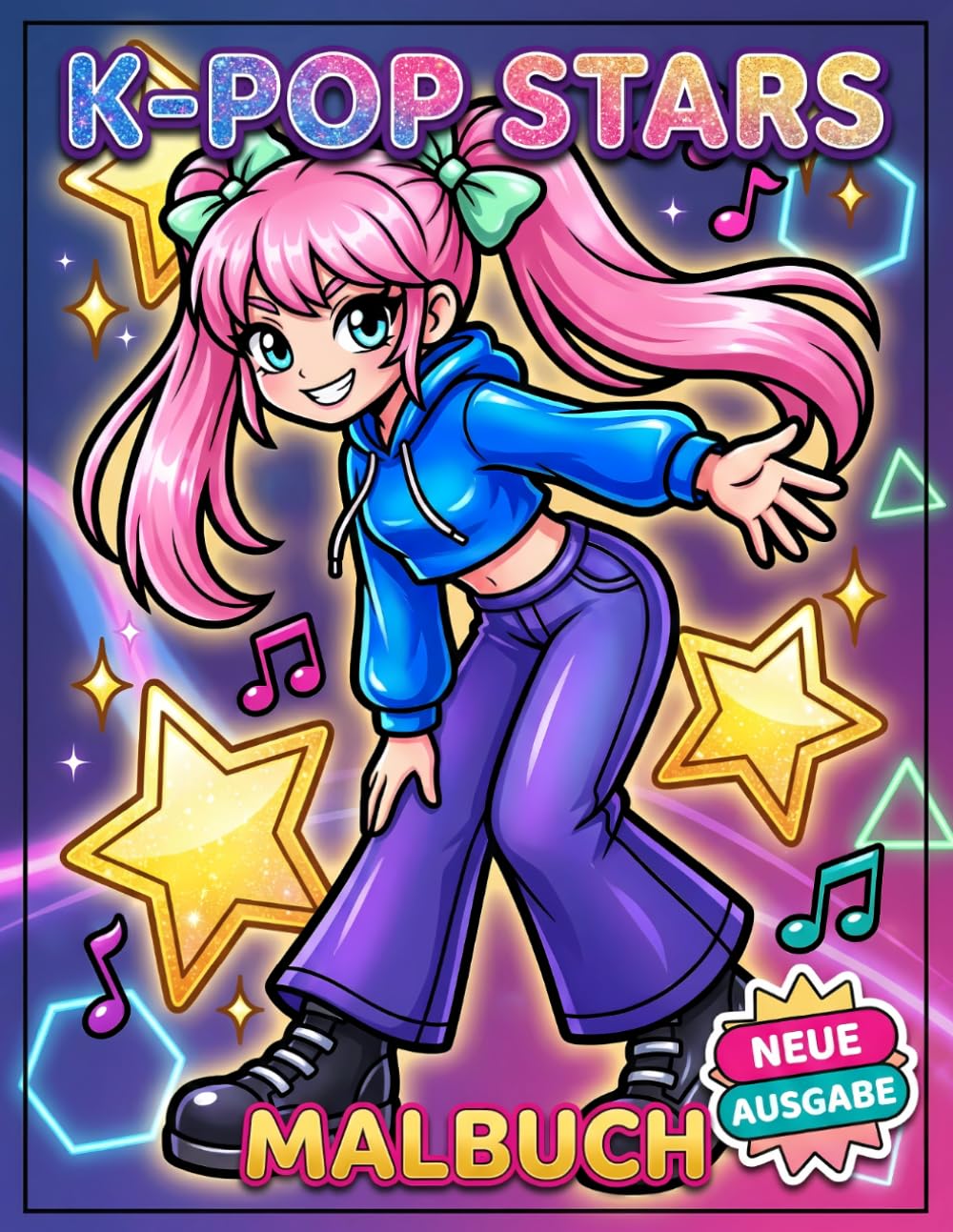 K-Pop Malbuch: Über 60 Trendige Und Niedliche Illustrationen Für Kinder, Jugendliche Und Fans Moderner Pop-Kultur – Kreativer Spaß Für Zuhause