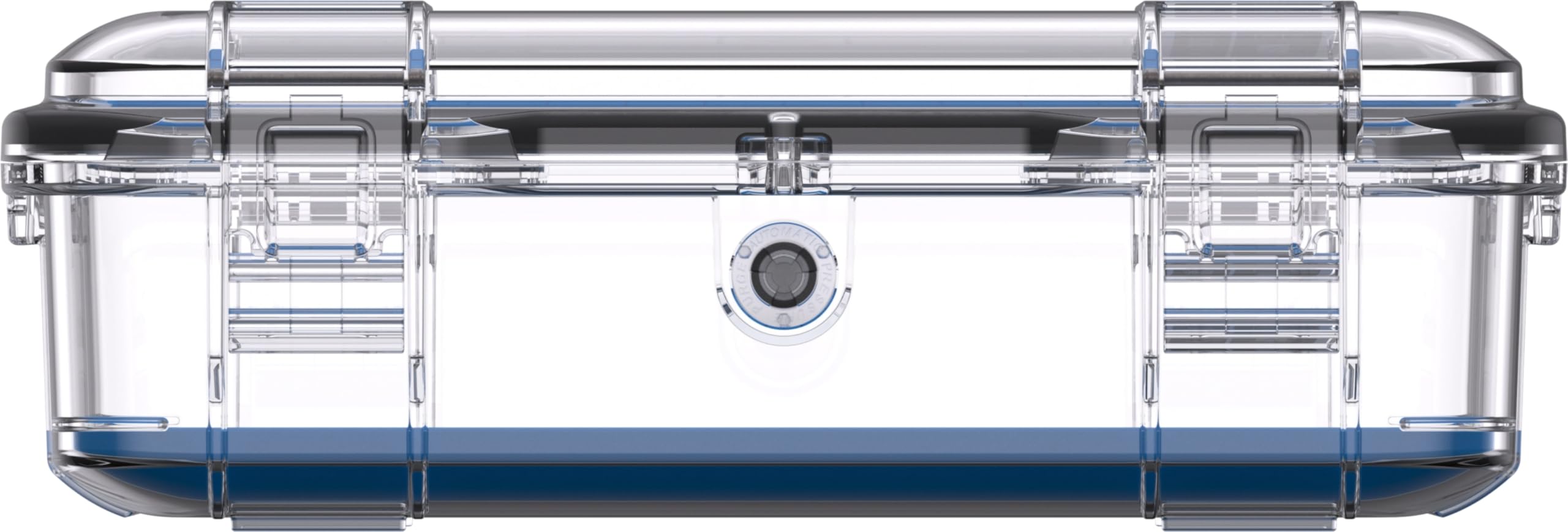 PELI M60 Micro Case - Caja pequeña de protección Superior para Equipos valiosos y Herramientas compactas; Resistente al Agua, al Polvo y a los Golpes; Volumen 2 litros; Color: Azul/Transparente