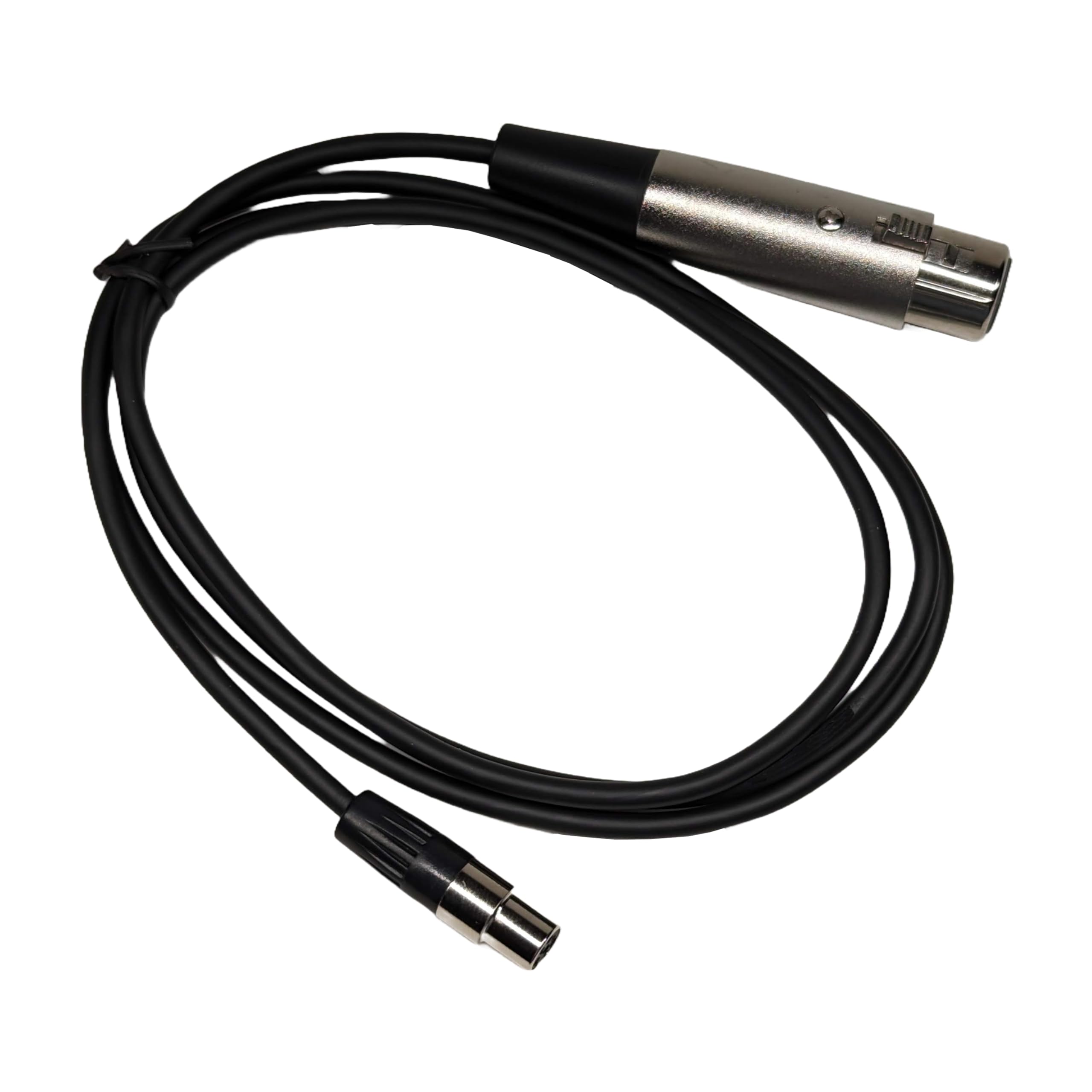 4-Pin TA4F to XLR Female Connector Cable Compatible with Shure WA310 T1 UT1 SC1 BLX1 PG1 PGX1 GLXD1 QLXD1 SLX1 LX1 ULX1 UC1 UR1 UR1M U1 BLX FP SLX ULX-S UHF-R Axient Transmitter, Black